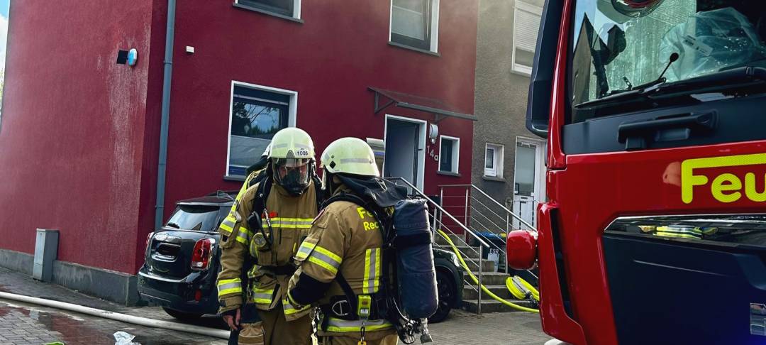 Recklinghausen: Veranda-Brand greift auf Haus über