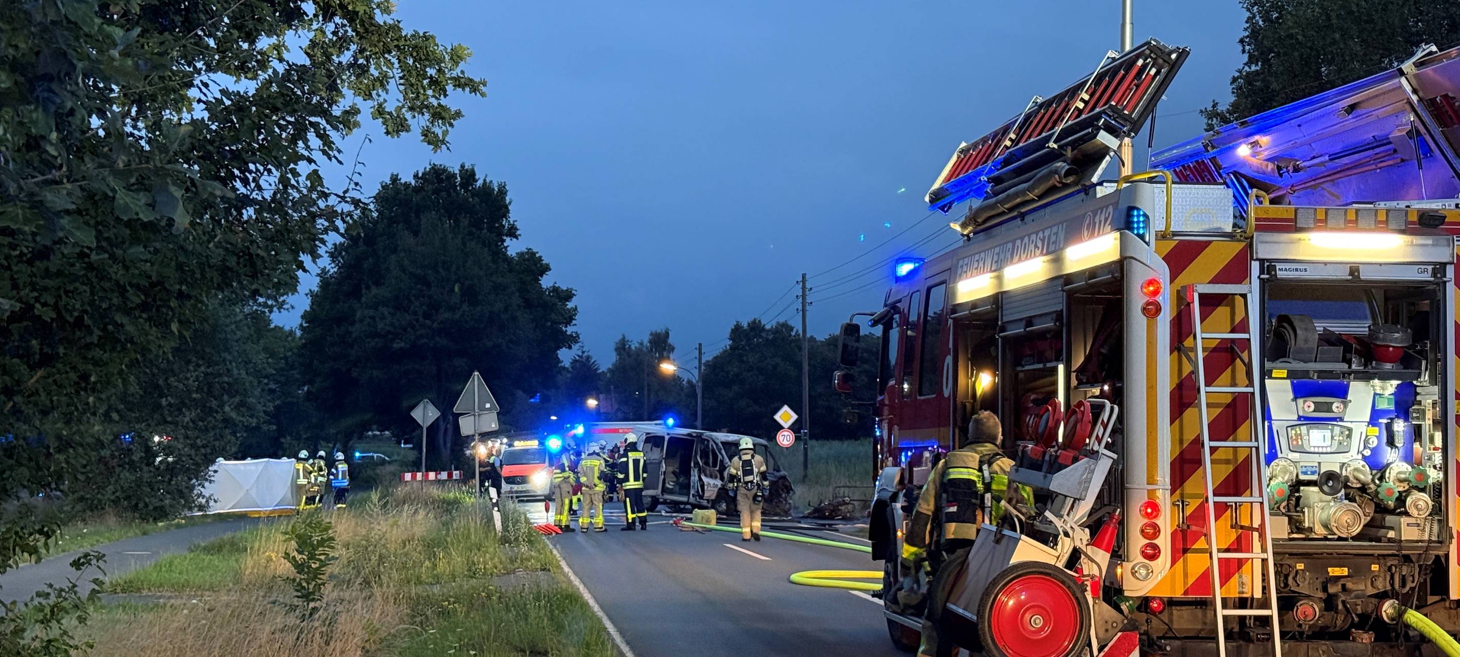 Tödlicher Verkehrsunfall in Dorsten-Holsterhausen