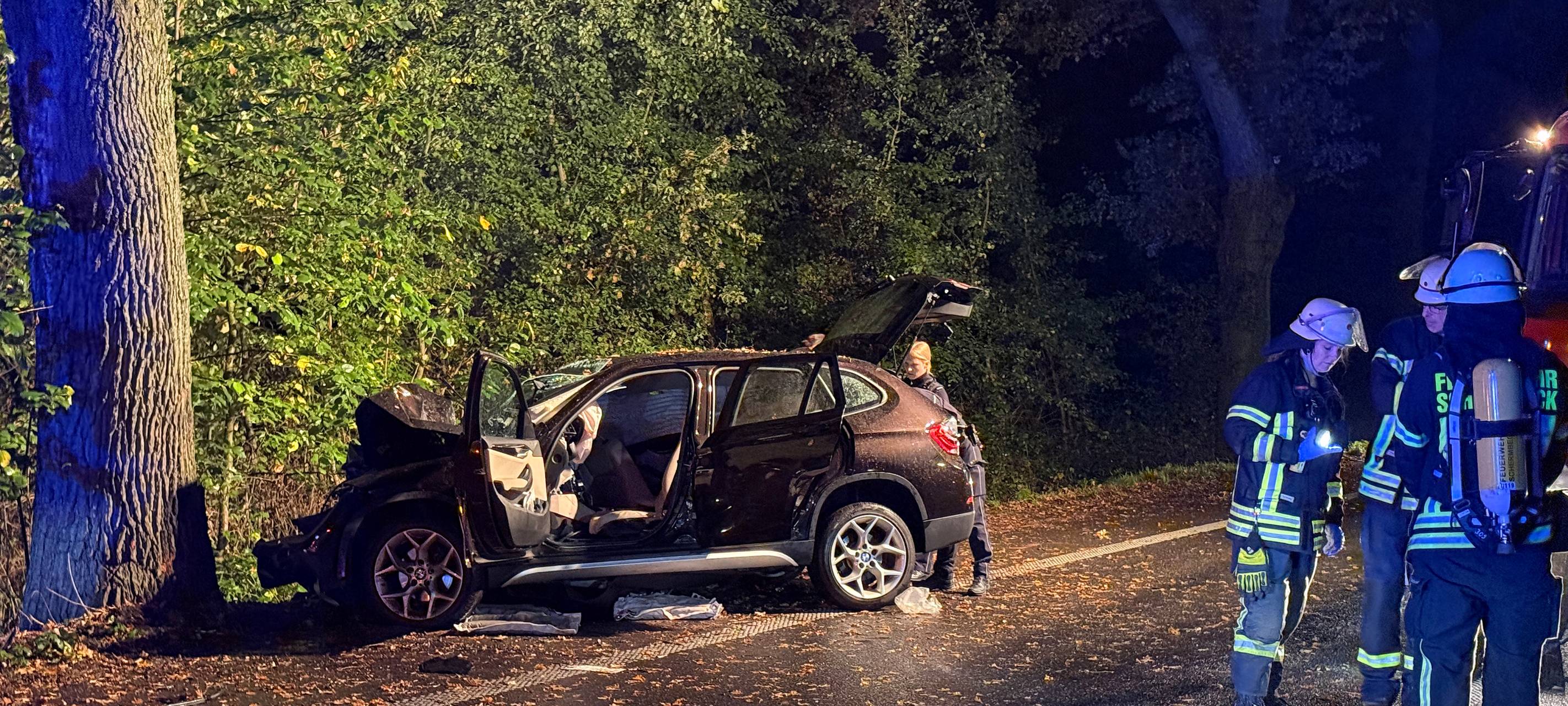 Unfall auf B58 bei Dorsten