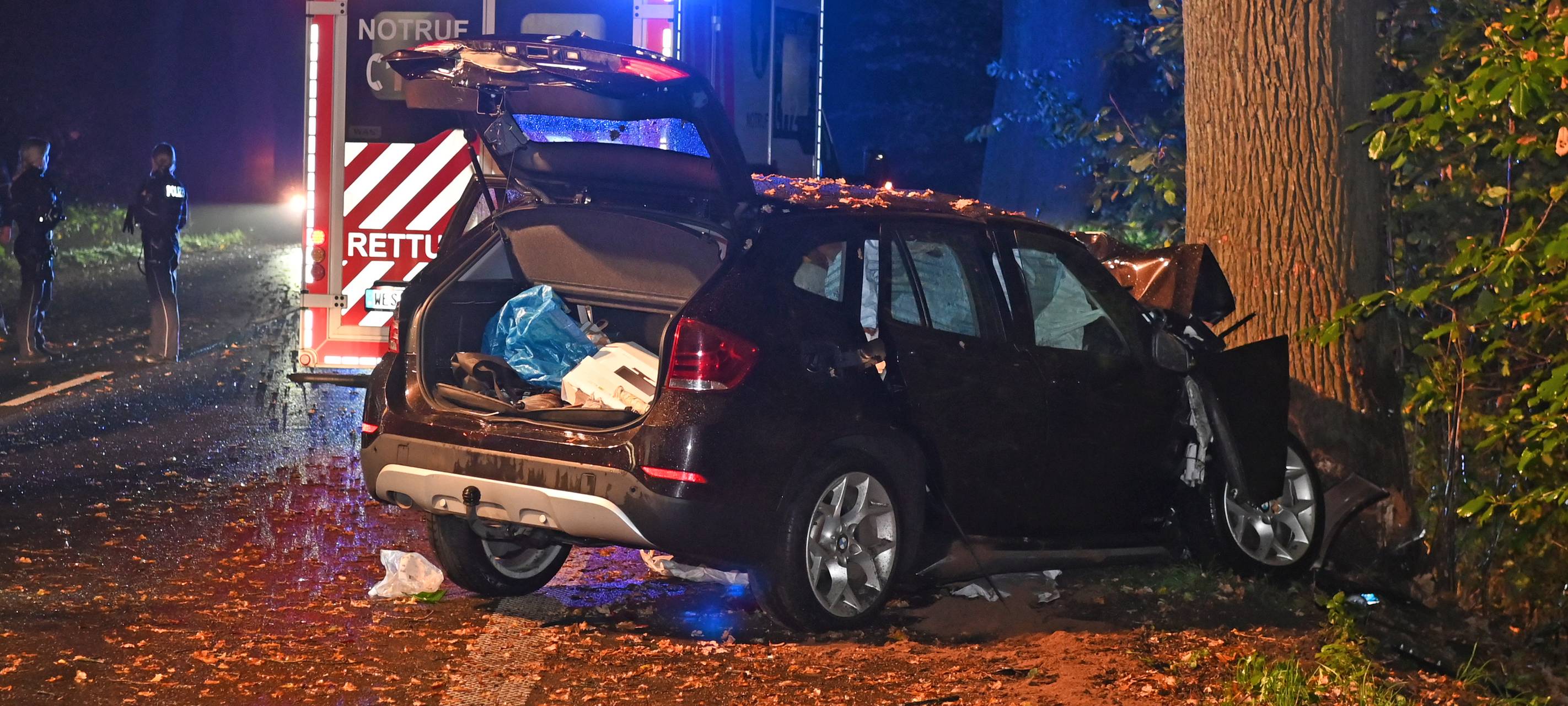 Unfall bei Dorsten: Fahrer tödlich verletzt