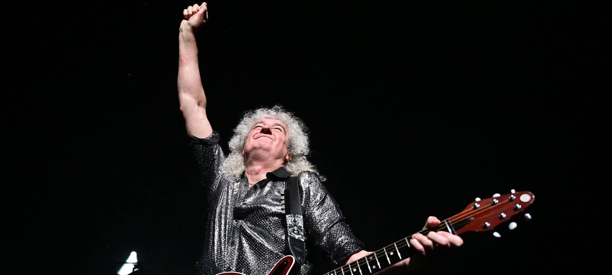 Queen Gitarrist Brian May bei Musical "We will rock you"