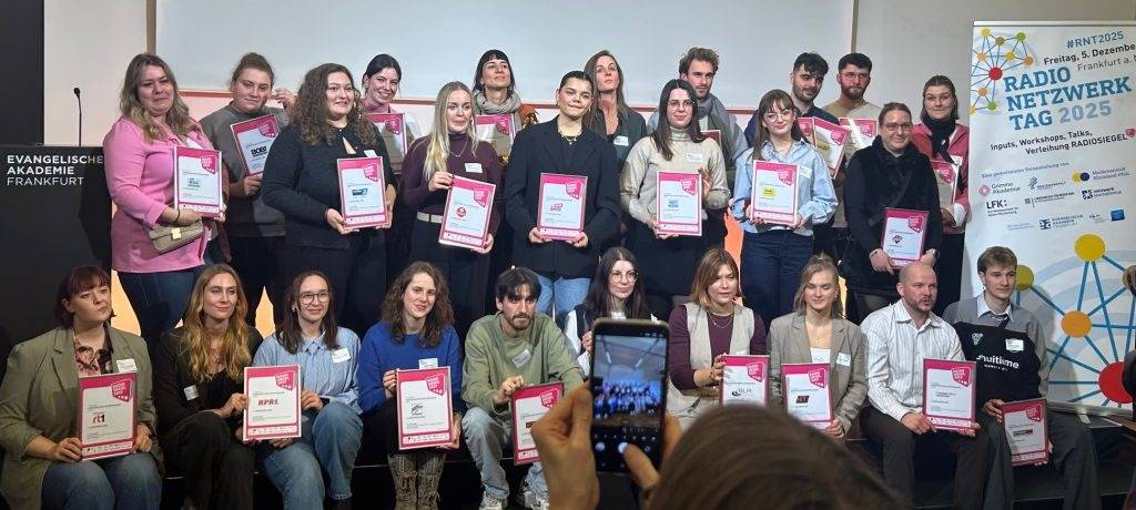 Radio Vest erhält das Radiosiegel 2025 für besonders gute Ausbildung.