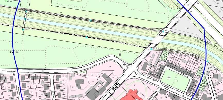 Die Grafik zeigt eine Karte mit einem Kreis rund um den Ickerner Markt, in dem evakuiert werden muss.
