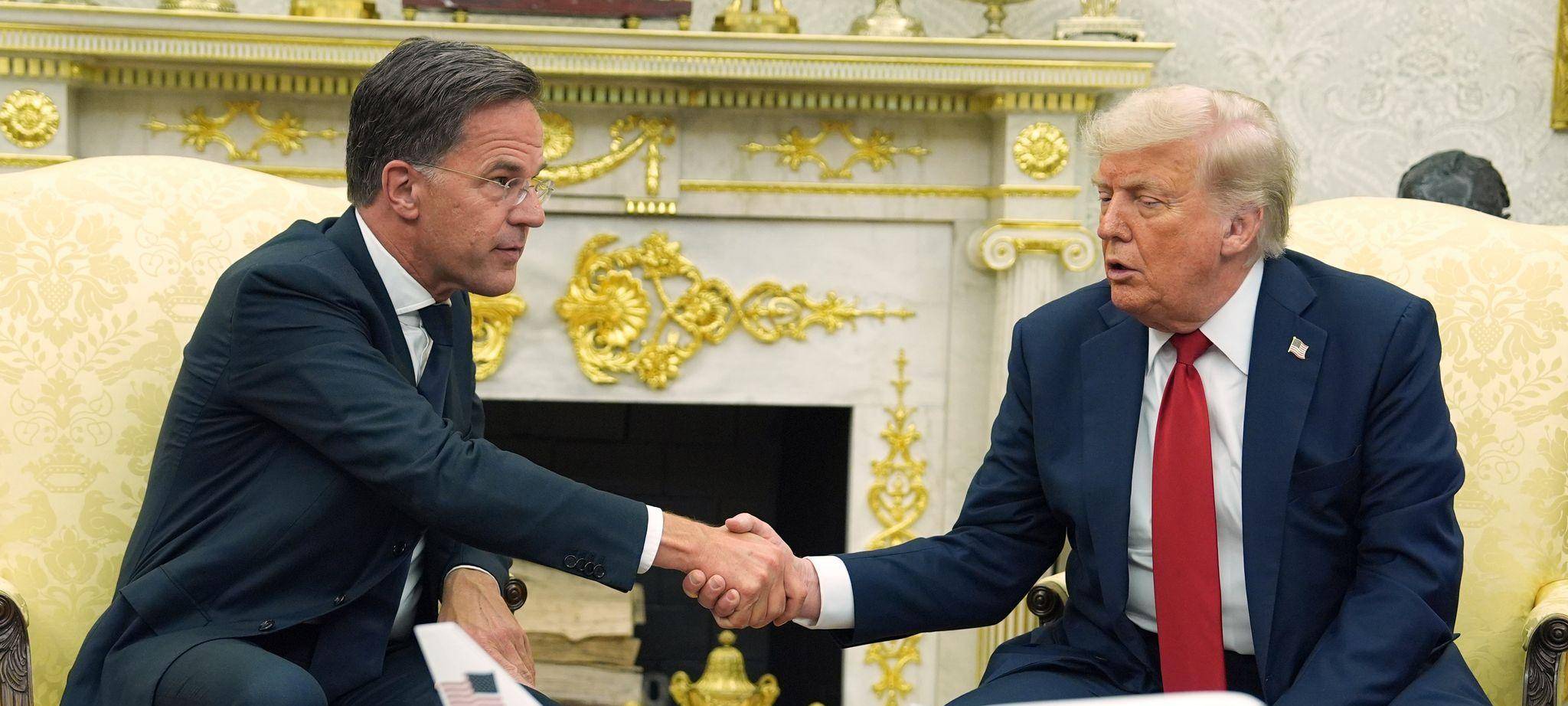 NATO-Generalsekretär Rutte bei US-Präsident Trump