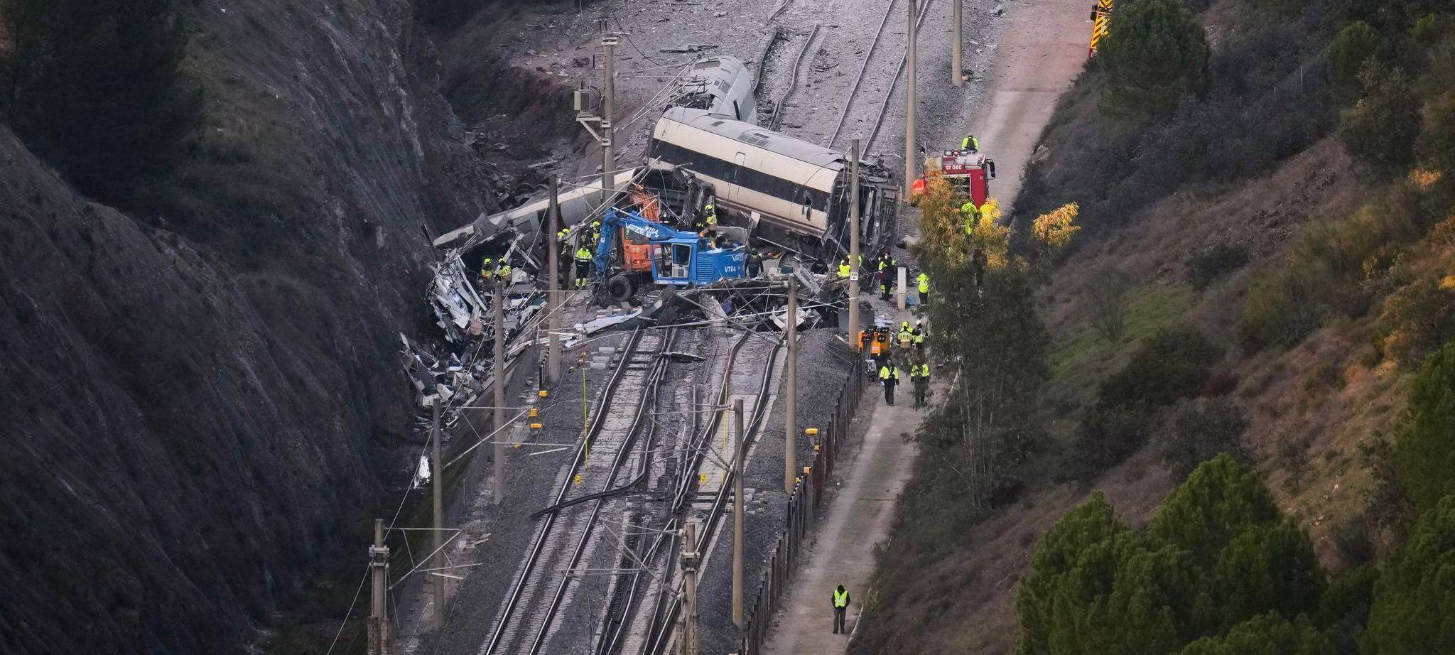 Zugunglück in Spanien