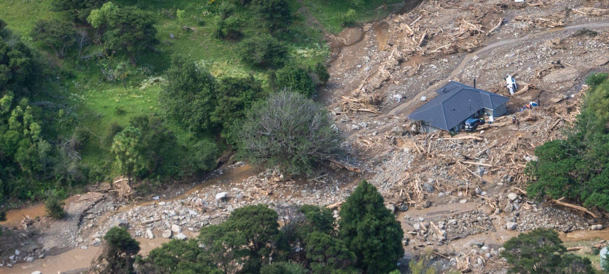 Erdrutsch in Neuseeland