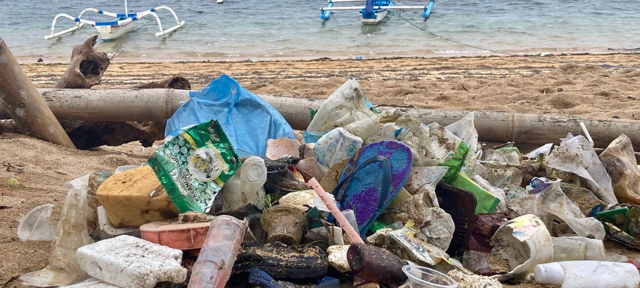 Müllproblem auf Bali