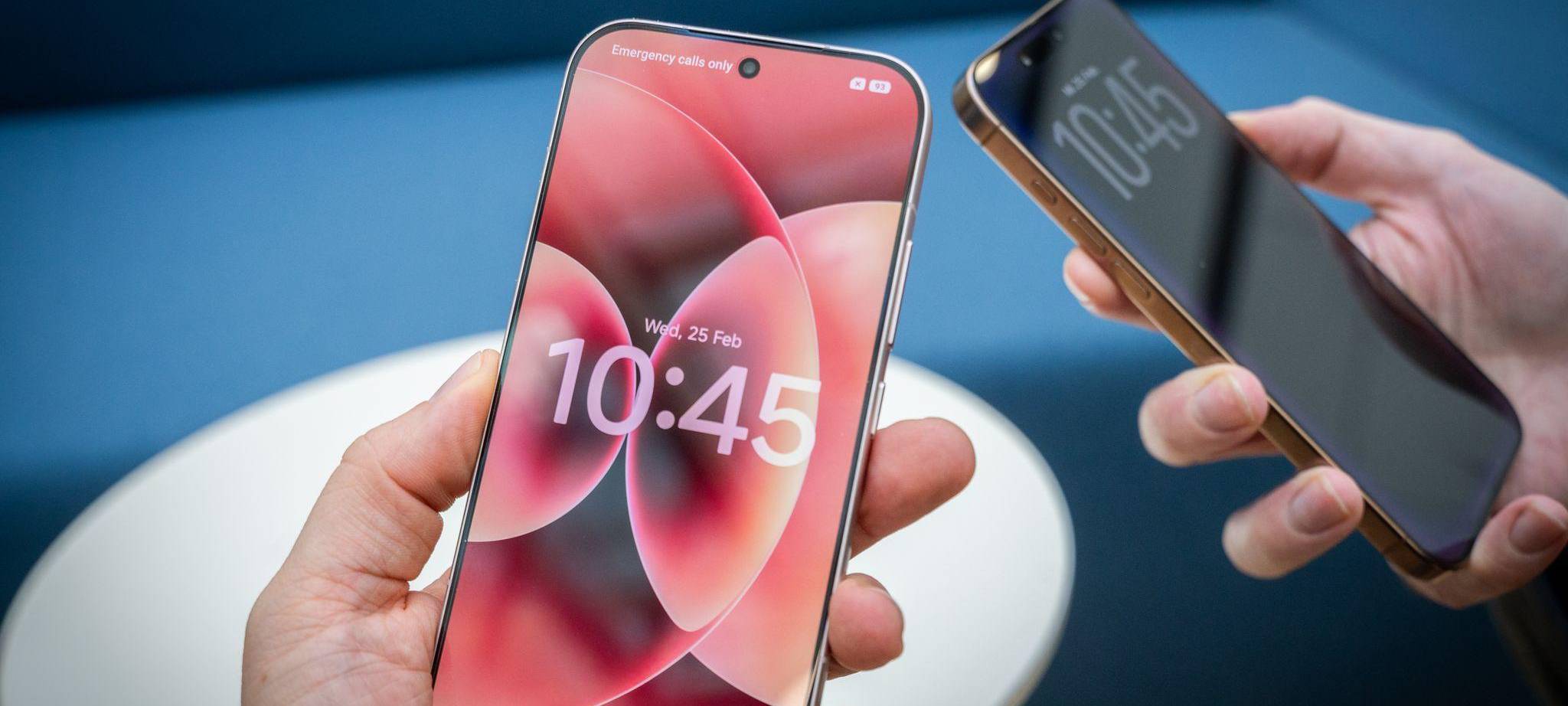 Gegenüberstellung Xiaomi 17 und iPhone 16 Pro Max