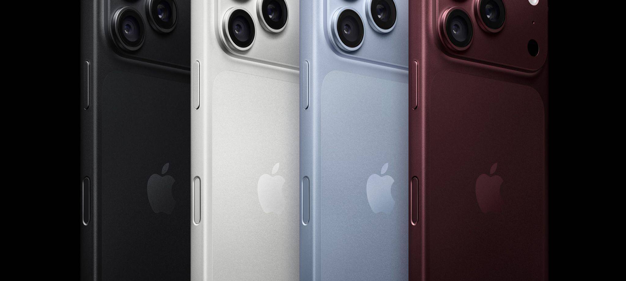Apple iPhone 18 Pro in vier Farben