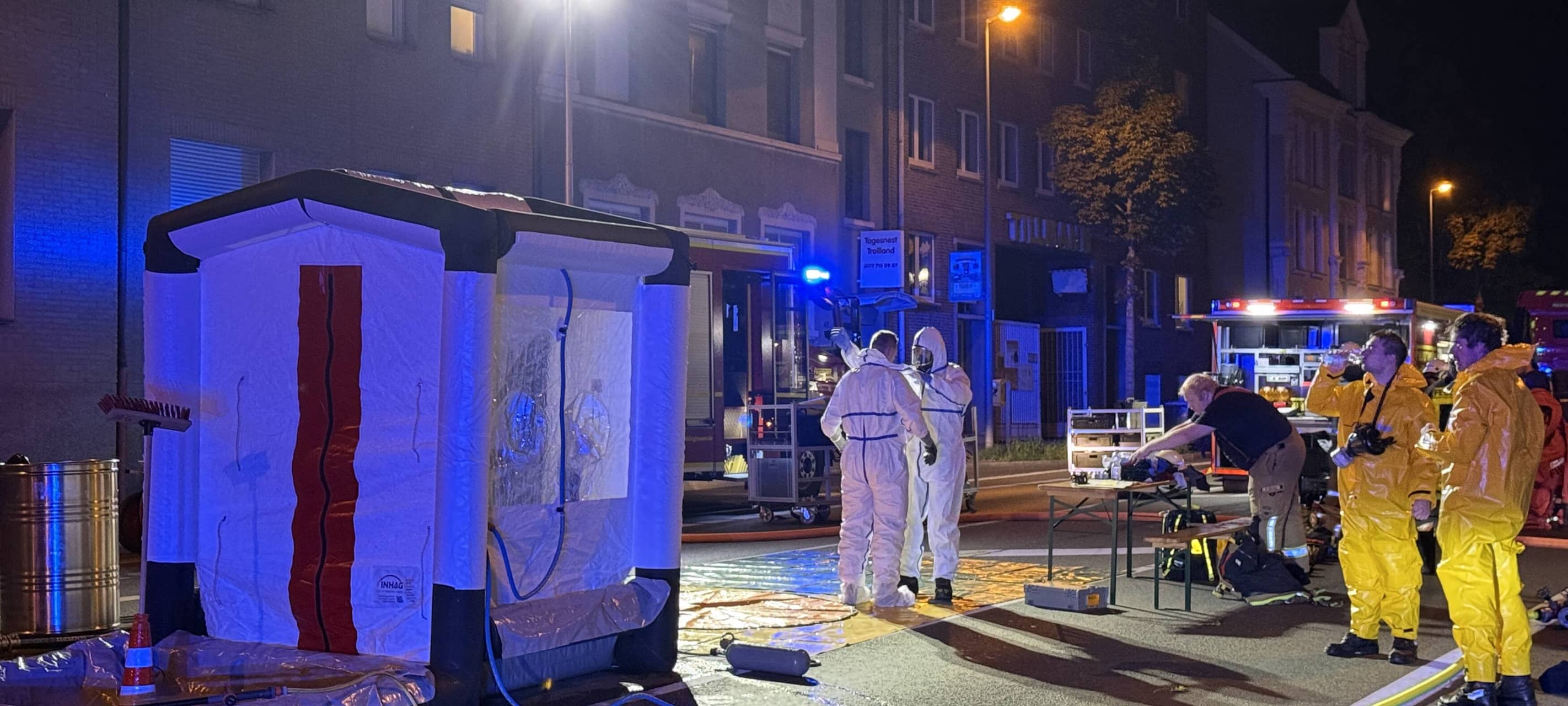 Buttersäure-Einsatz an der Hubertusstraße.