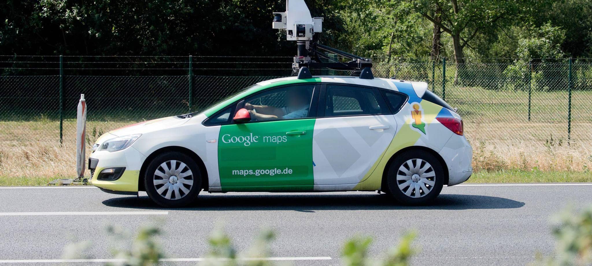 Kamera-Fahrzeug von Google Maps
