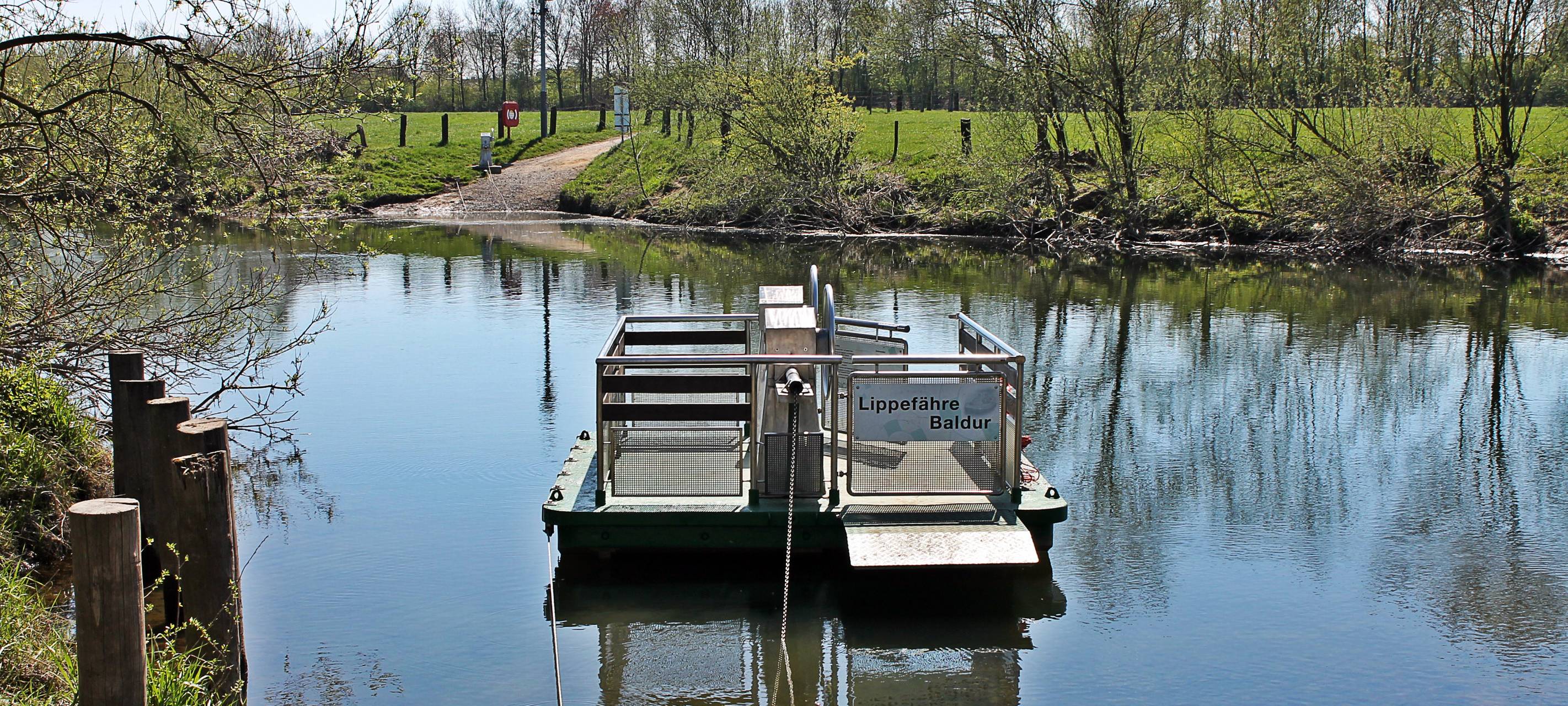 Hochwasser legt Lippe-Fähren in Haltern am See und Dorsten lahm