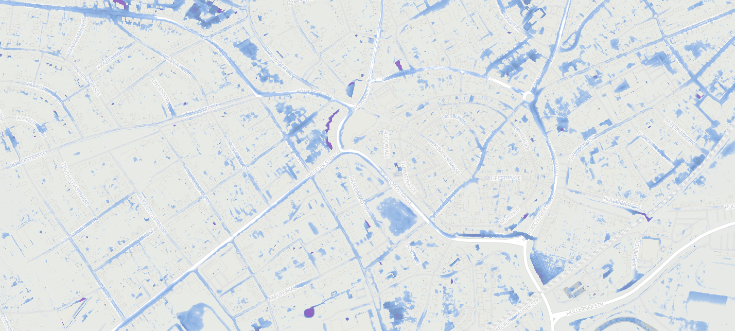 Bessere Warnung durch Starkregengefahrenkarten