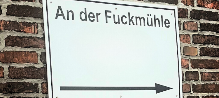 Kuriose Straßennamen im Kreis Recklinghausen