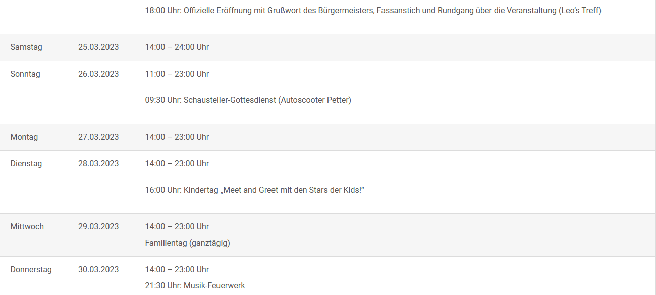 Palmkirmes 2023 - endlich wieder in Recklinghausen