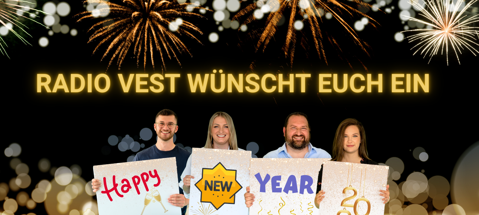 Radio Vest wünscht einen guten Start ins Jahr 2024