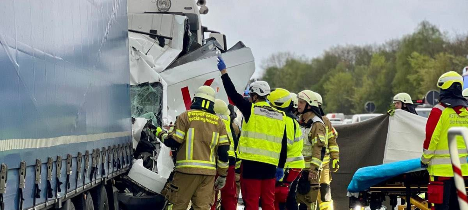 A2: Unfall zwischen Recklinghausen und Henrichenburg