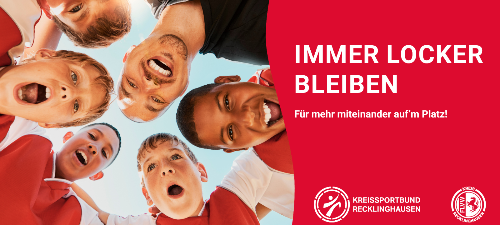 Immer locker bleiben – für mehr Miteinander auf’m Platz!