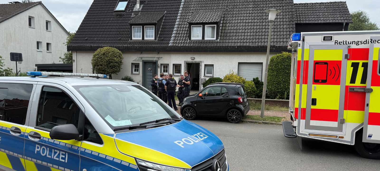 Schwerverletzte Person gefunden: Polizeieinsatz in Haltern