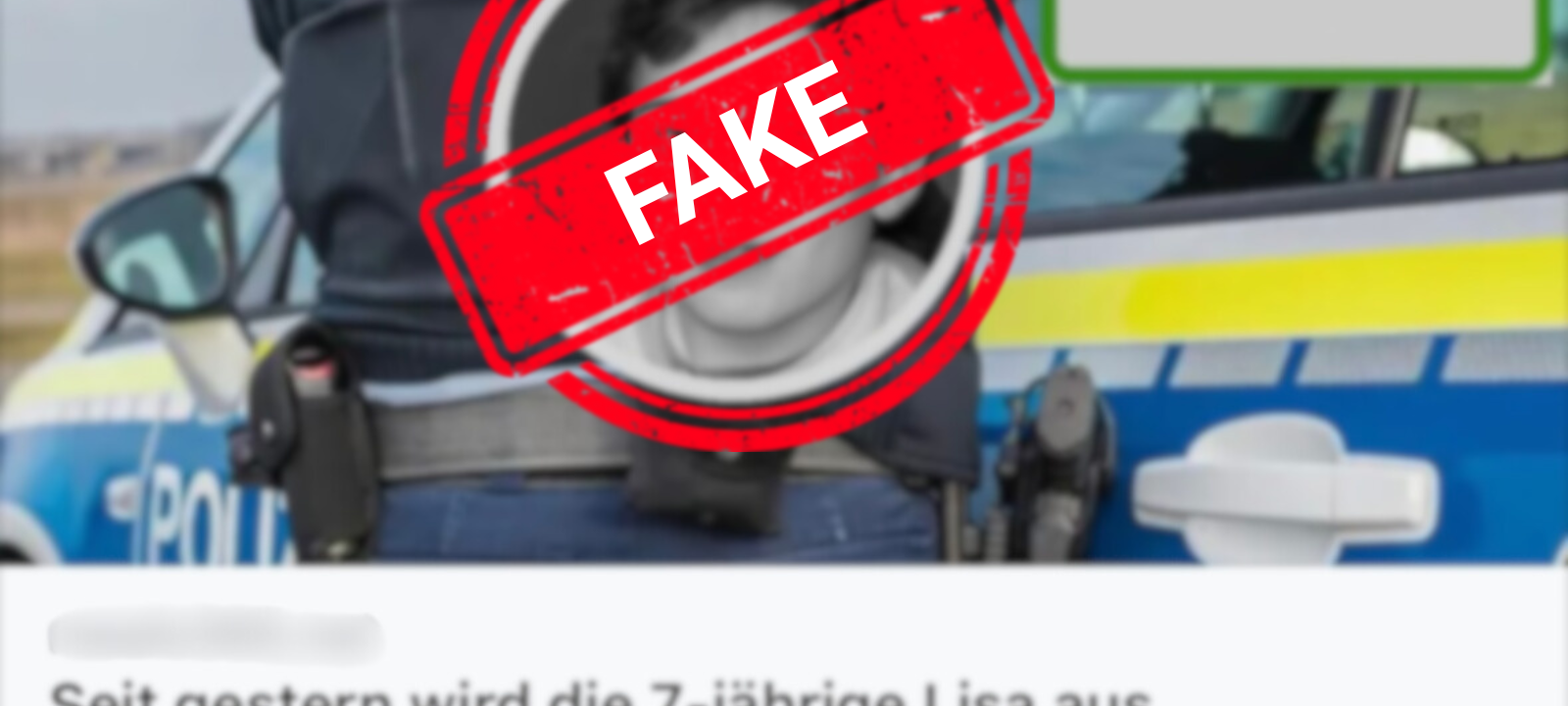 Vermisstes Kind? Polizei Recklinghausen warnt vor Fake News