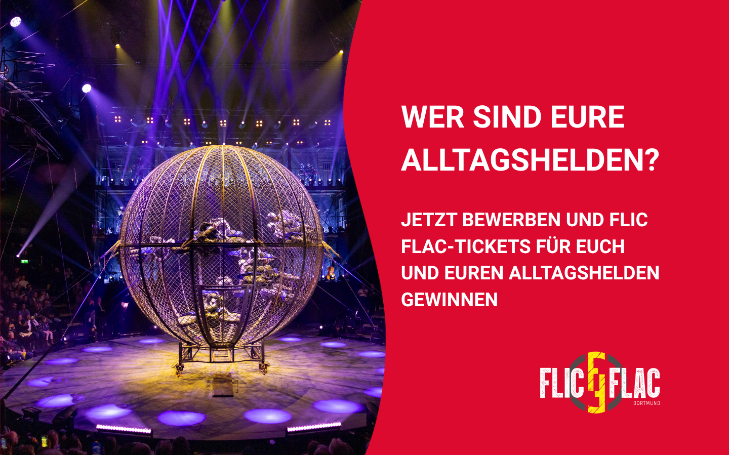 Gewinnt ein exklusives Flic Flac-Erlebnis für euch und euren Alltagshelden