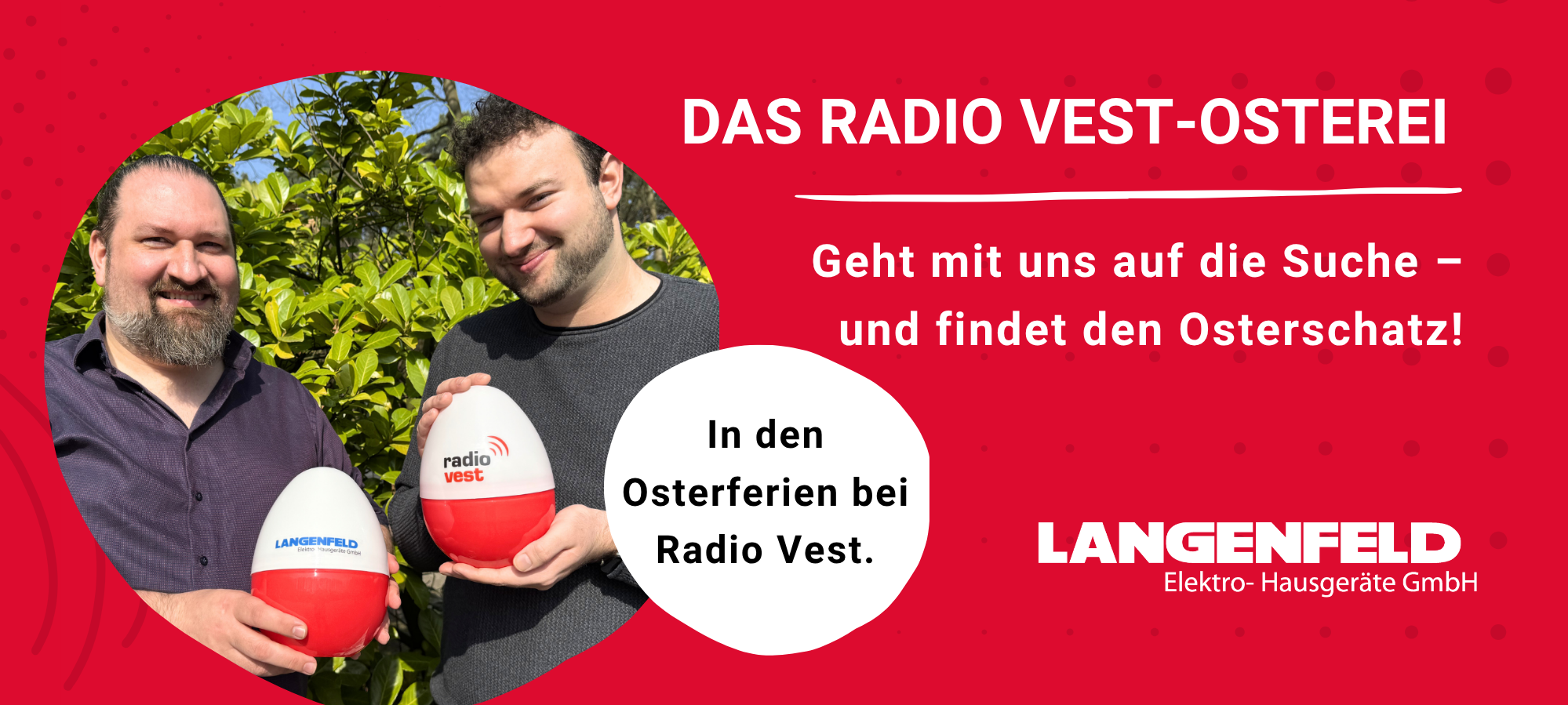 Findet das Radio Vest-Osterei.