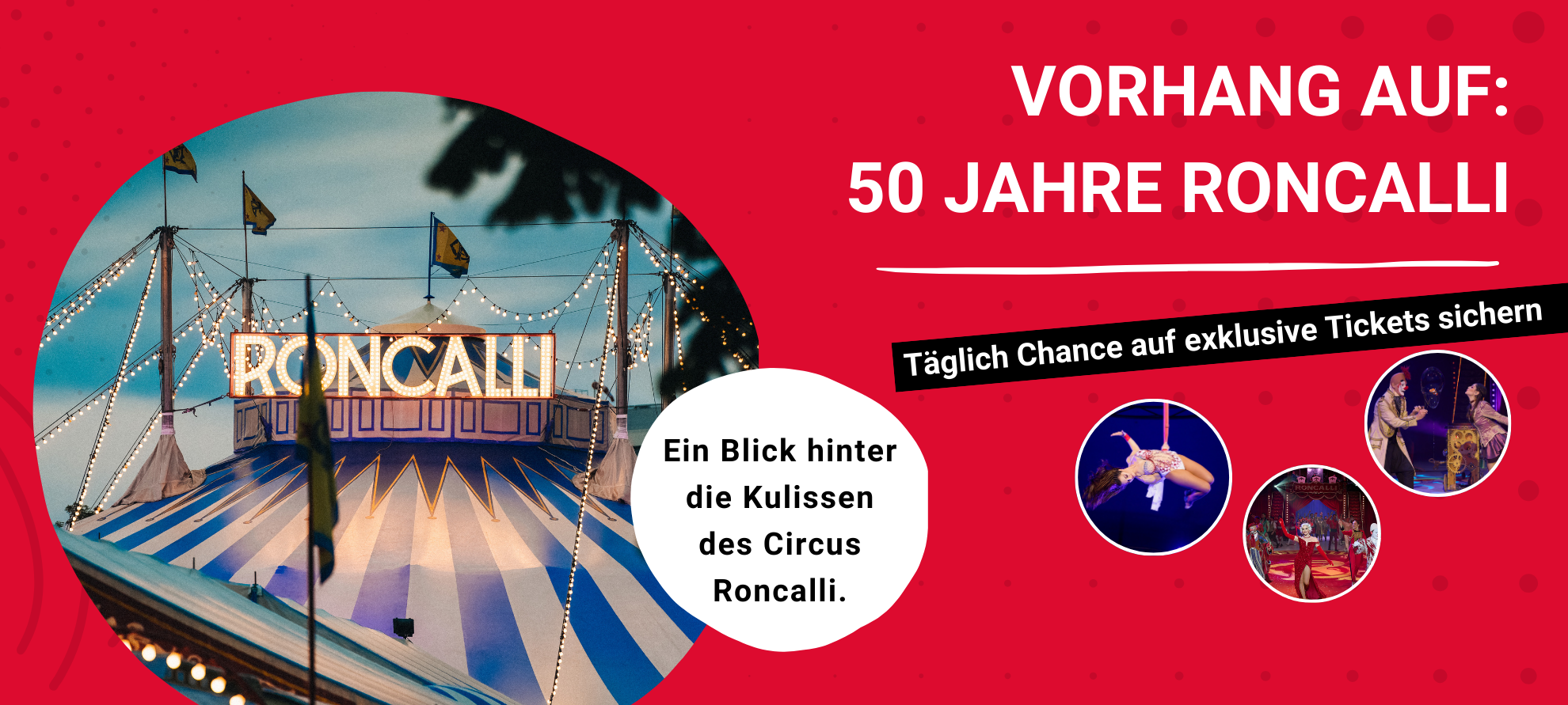 Vorhang auf: 50 Jahre Circus Roncalli!