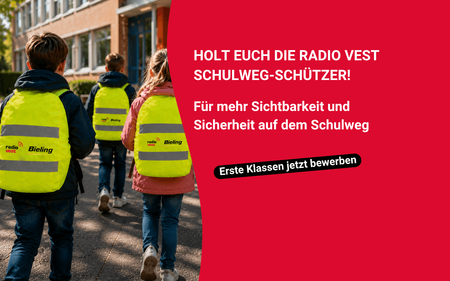 Schulweg-Schützer: Sicher zur Schule mit Radio Vest