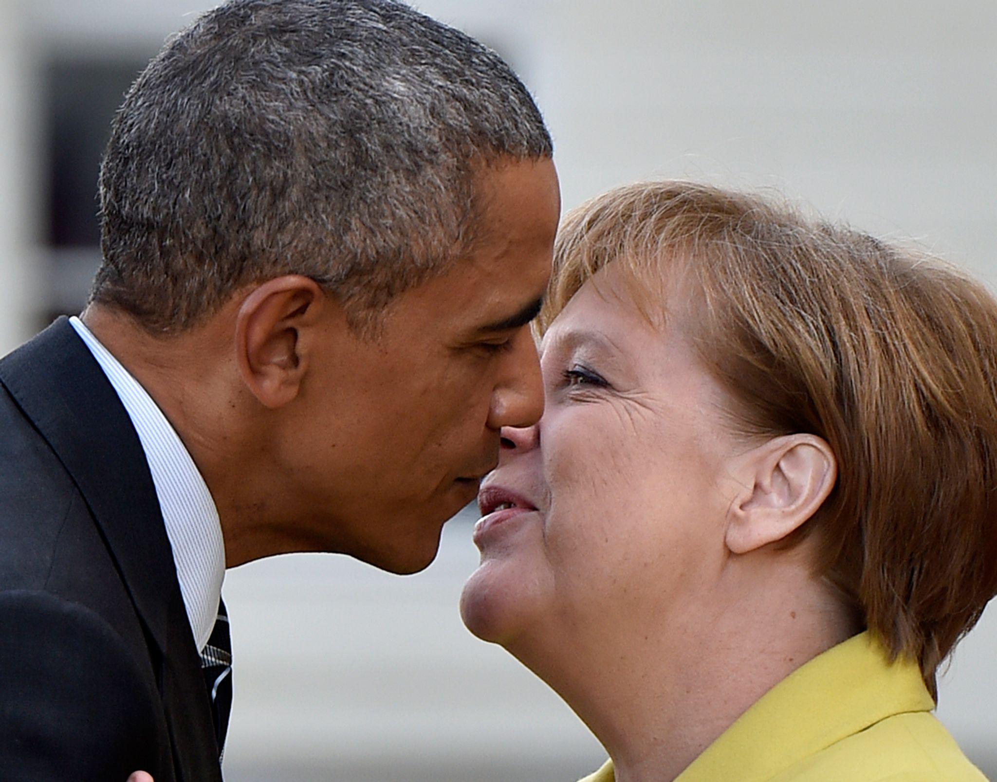 «Ihr geht es um Fakten» - Obama preist Merkel in Washington 